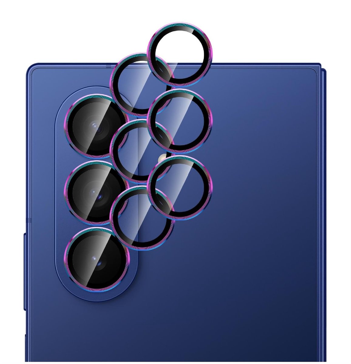 Dailygoods - 2-Pack Camerlensbeschermer voor Samsung Galaxy Z Fold 7