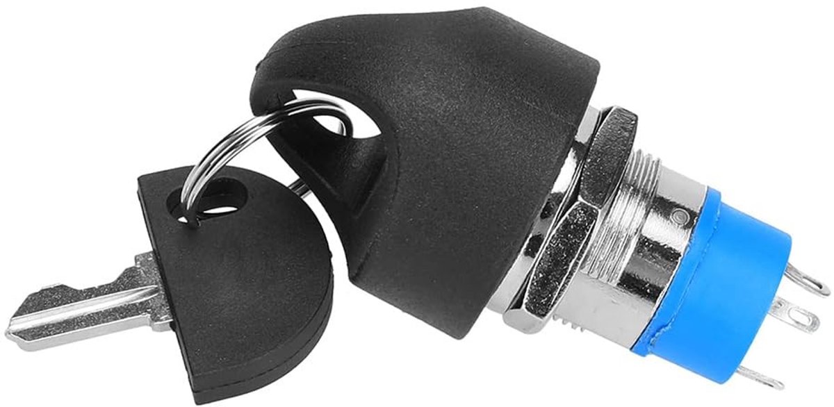 Dailygoods - Dailygoody - Universele ontstekingsstartschakelaar - Hoogwaardige ABS - Geschikt voor scooters en motorfietsen - Betrouwbare startco...