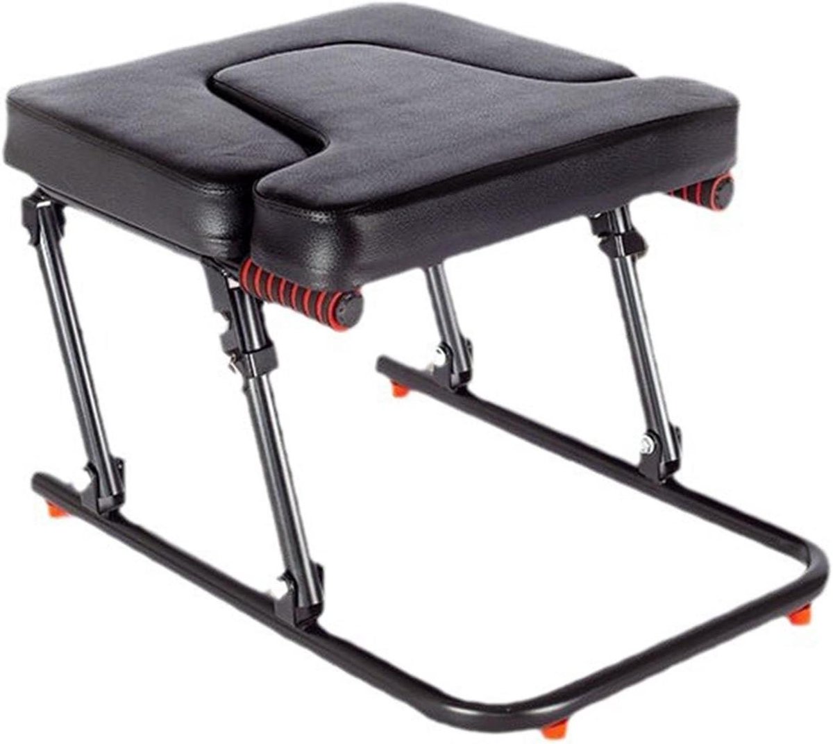 Opvouwbare Inversiebank - Fitness Bank - Rug Ontlasting - Stabiele Ondersteuning - 67 x 43 x 37 cm - Zwart