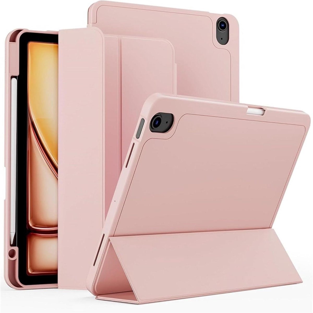 Tablethoes - Beschermhoes - Tabletbescherming - Met penhouder - Mini 7/6 - Zwart