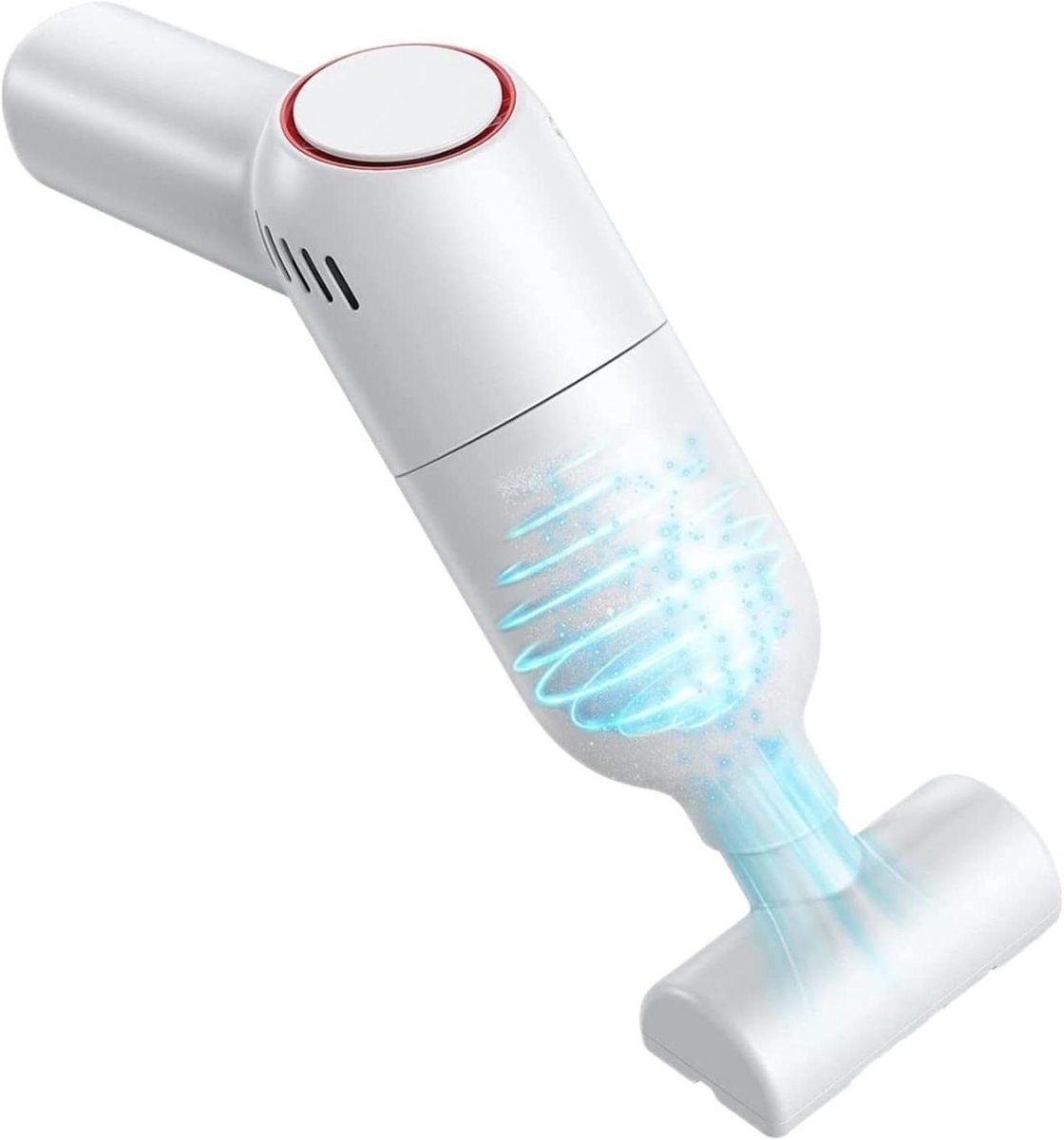Handstofzuiger - Draadloze stofzuiger - Snel opruimen - Lichtgewicht ontwerp - 08 kg - Wit