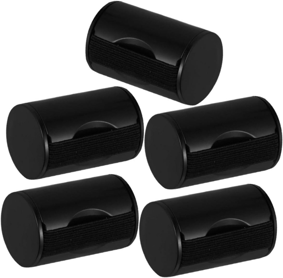 Ukulele Shaker Set - Percussie Accessoires - Muziek Maken - Draagbaar Ontwerp - 5 Stuks - Zwart