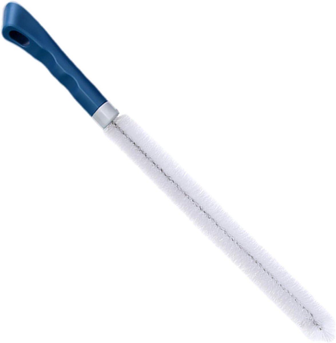 Teen borstel - Voetreiniger - Hygiënisch reinigen - Lange buigbare steel - 39 cm - Grijs