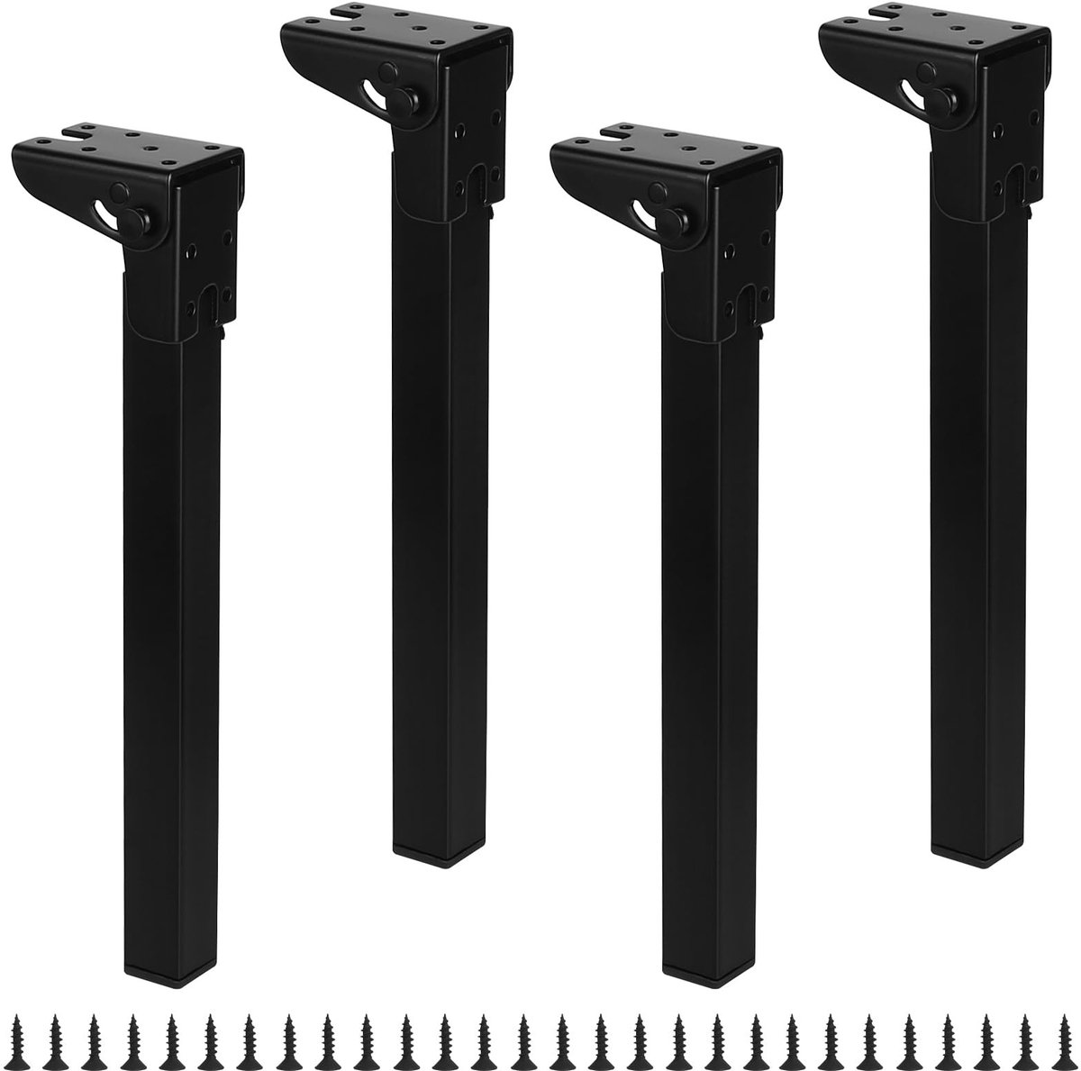 Cosensi - Dailygoody - Klappoten voor Tafel - Meubelpoten Stabiel - 30 cm Hoogte - Reservepoten voor Meubels - Ideaal voor Tafels en Bureaus