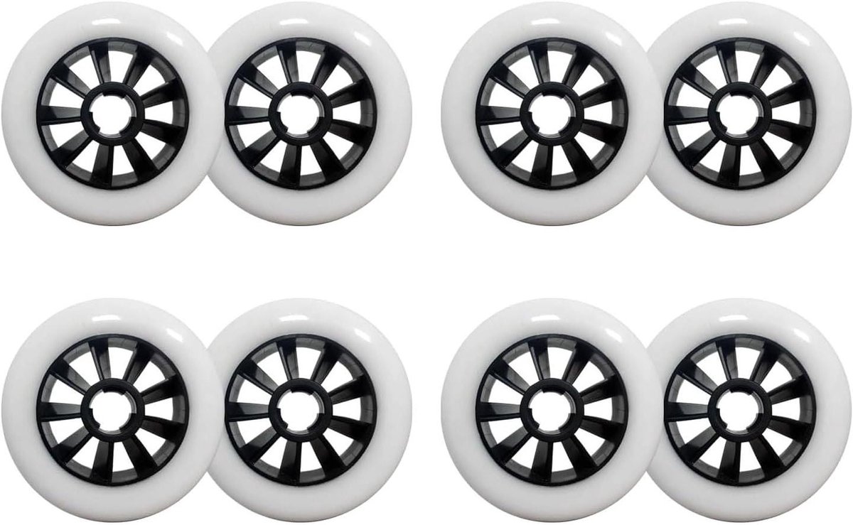 Skeeler Wielen Vervangende Wielen Glad Skaten PU Materiaal 8 Pack 90-110mm