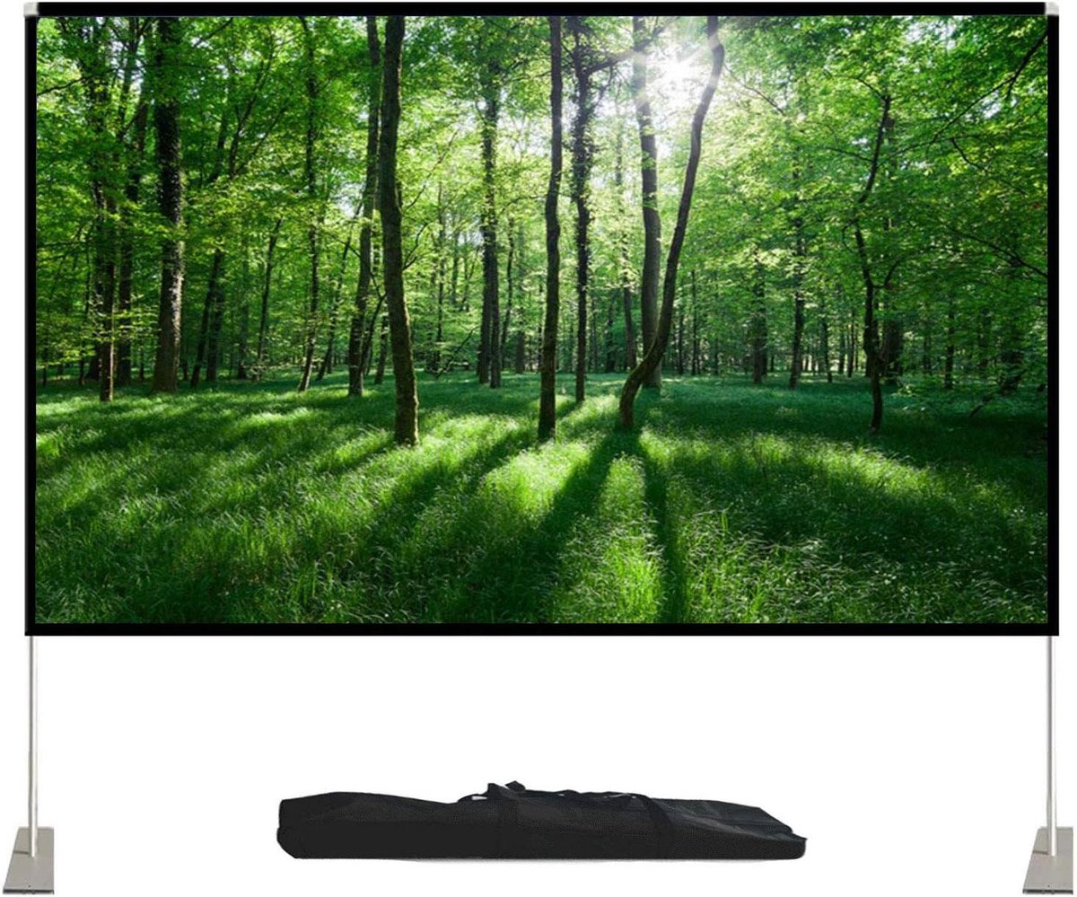 Projectiescherm - Filmscherm Beamer - Thuisbioscoop Creëren - Kreukvrij Opvouwbaar - 120 Inch - Wit