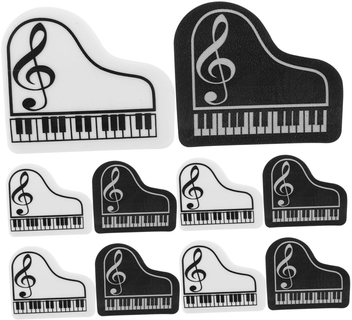 Dailygoods - Dailygoody - Mini-pianogummen - Creatieve schrijfwaren - Draagbaar en leuk - Kleur zoals afgebeeld - Gummen voor kinderen - Ideaal voor school en kant...