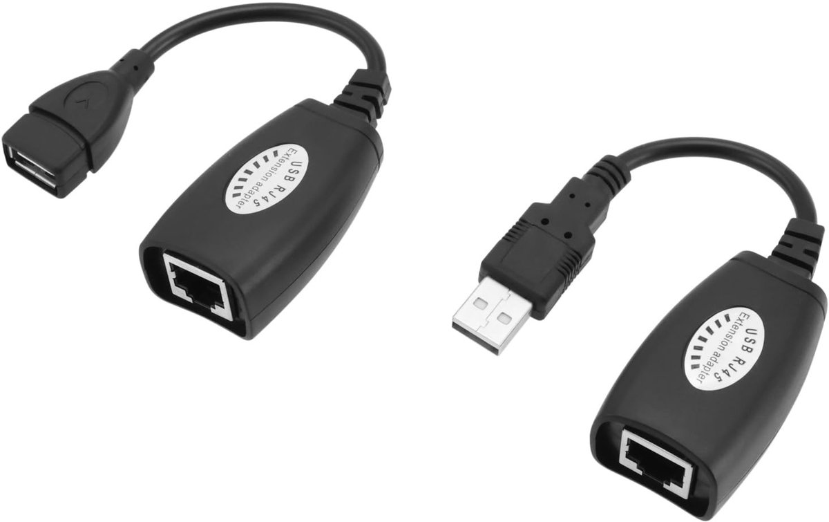 Dailygoods - Dailygoody - USB Ethernet-adapter - RJ45 Ethernet-splitter - Tot 50 m - Geschikt voor computers en mobiele telefoons - Brede compatibiliteit - Uitslui...