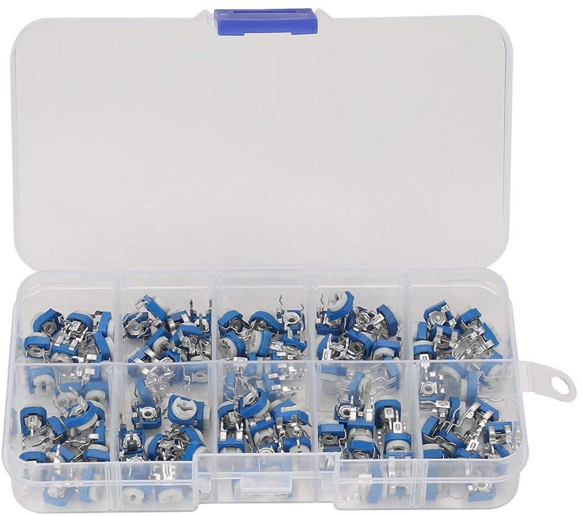 Dailygoods - Variabele Weerstand Trimmer Potentiometer Set van 100 Stuks