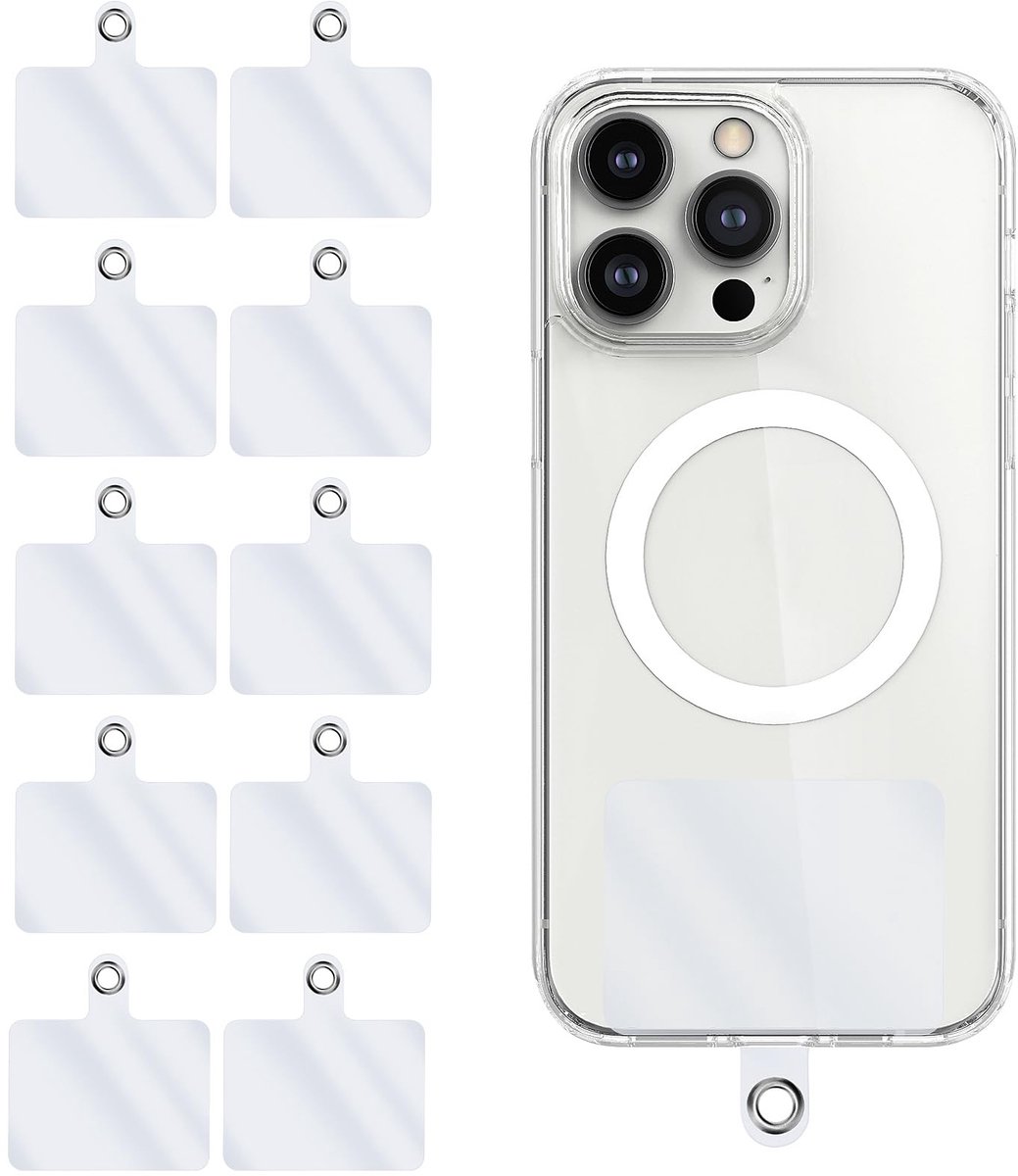 Dailygoods - Set van 10 Universele Telefoonkoord-Pads