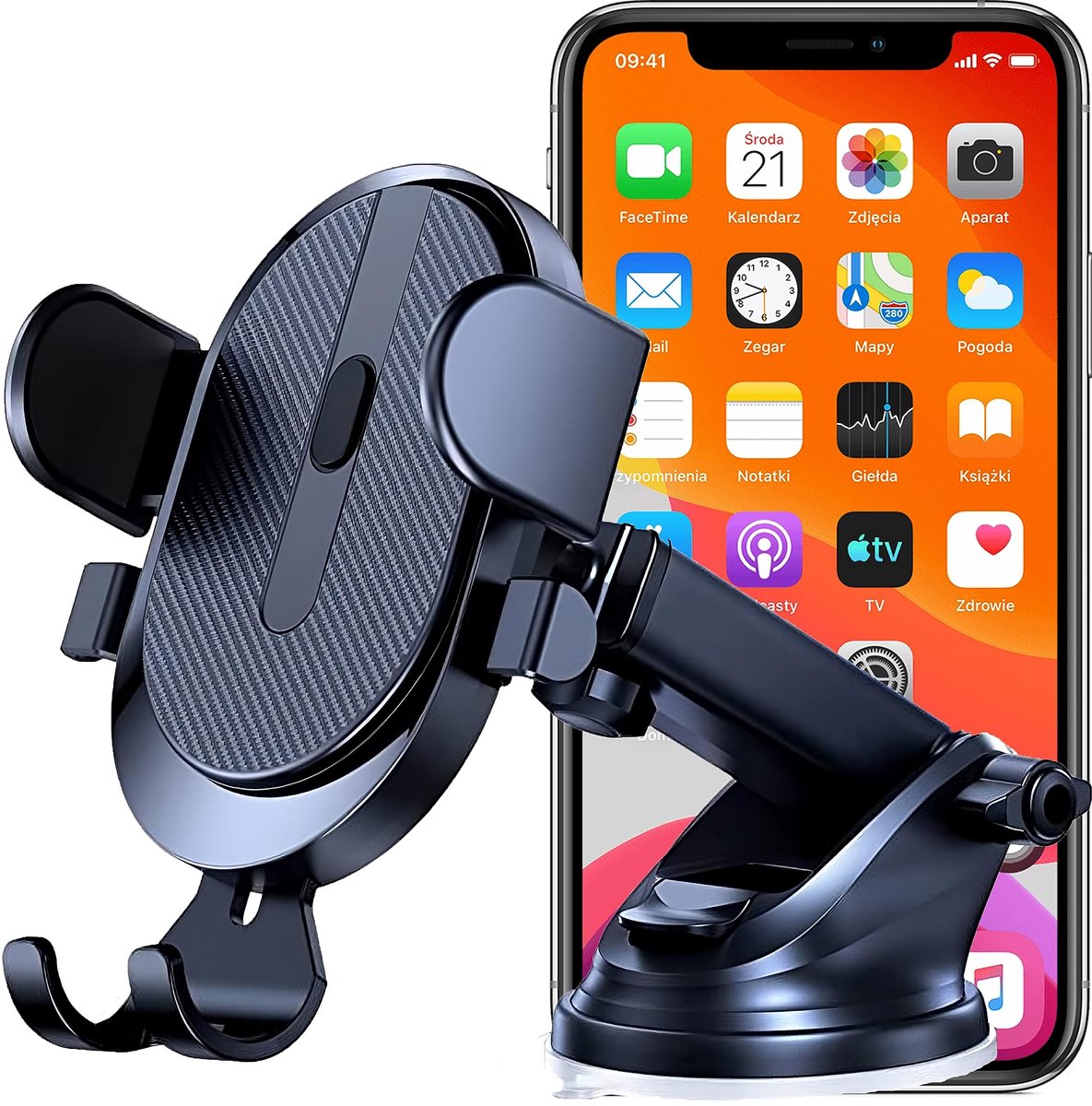 Dailygoods - Cosensi - Dailygoods - Universele Mobiele Telefoonhouder voor Auto met Zuignap