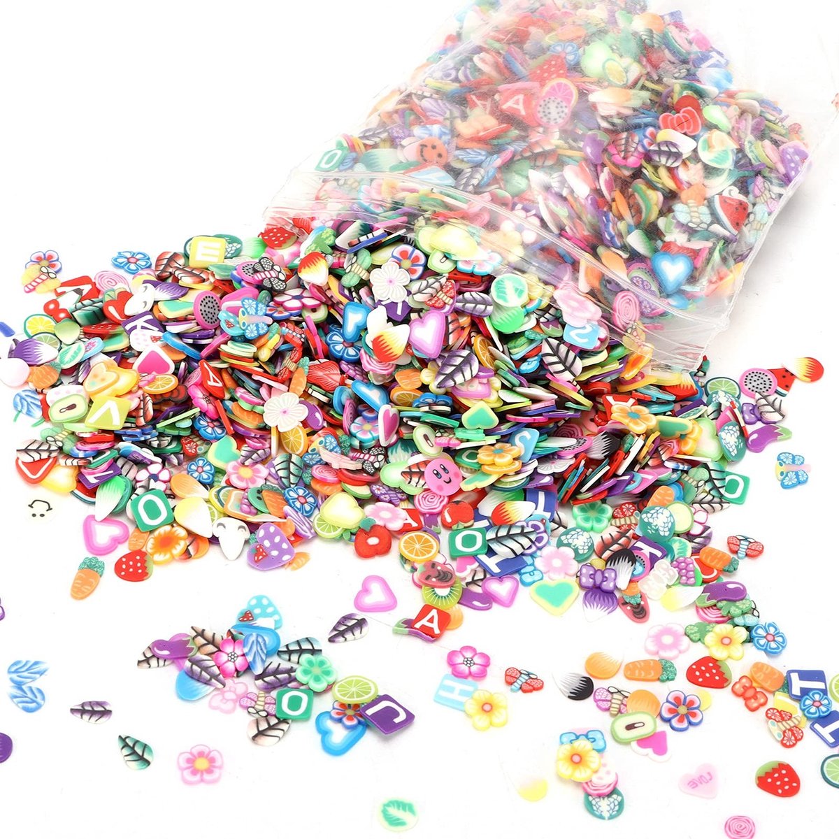 Dailygoods - 3000 Stuks Fruit Nail Art Plakjes voor Creatief Knutselen