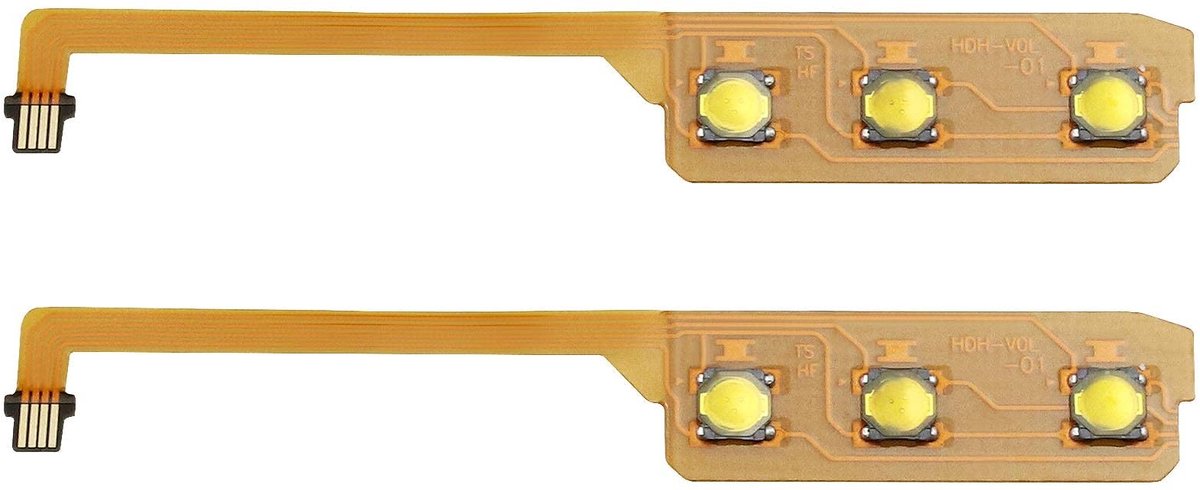 Dailygoods - Cosensi - Set van 2 Volume Power Knop Flex Kabels voor Nintendo Switch Lite