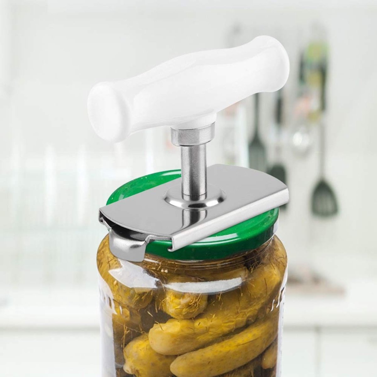 Dailygoods - Verstelbare Blikopener Roestvrijstaal voor Keuken