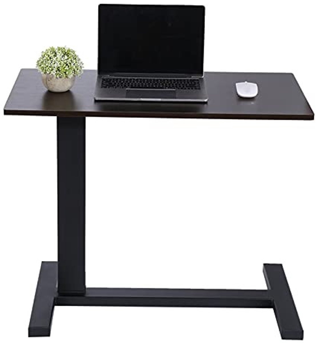Dailygoods - Multifunctioneel Laptopbureau met C-vormige Basis en Wieltjes