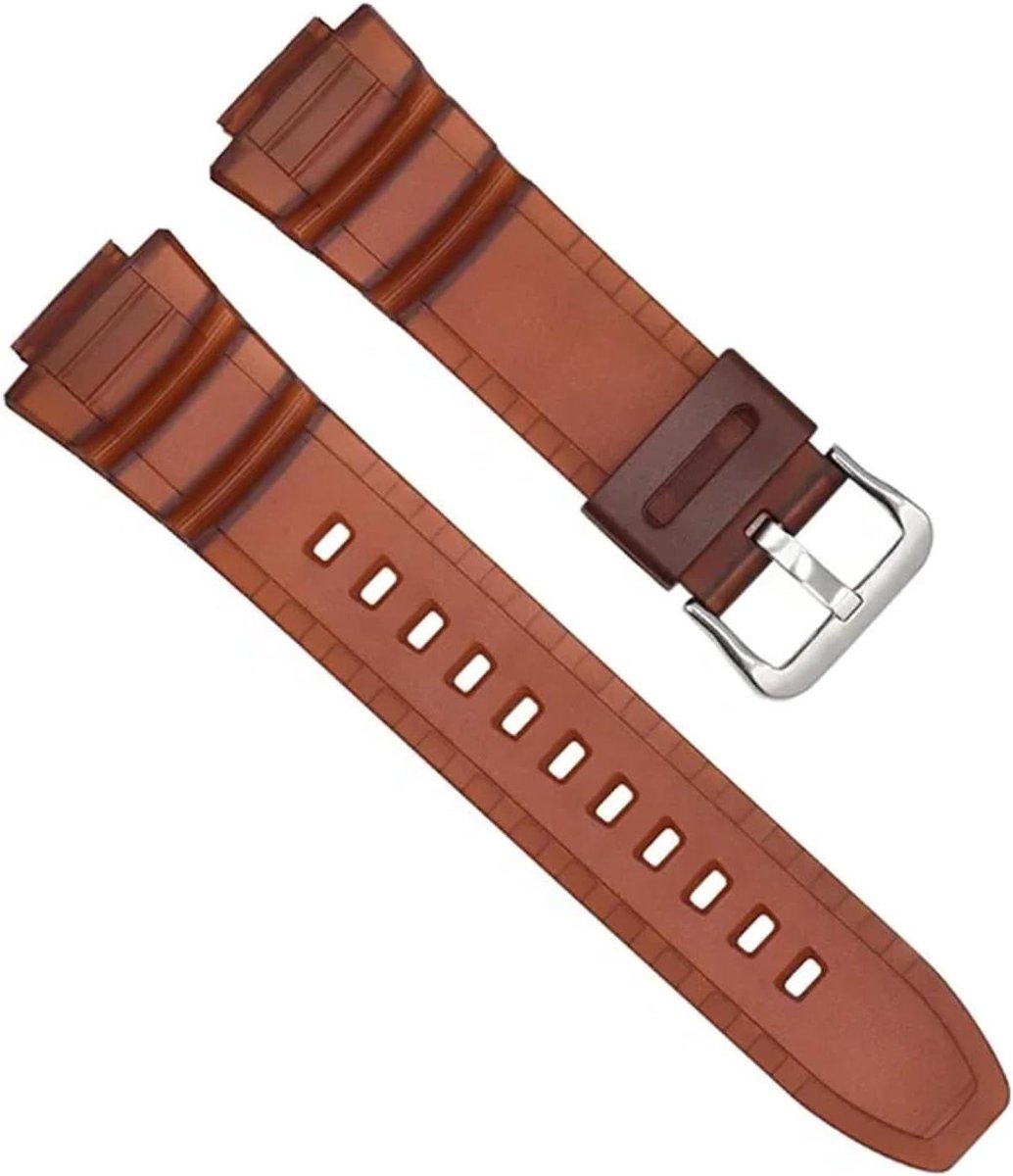 Horlogeband - TPU band - Sportactiviteiten - Waterdicht ontwerp - 16 mm - Zwart