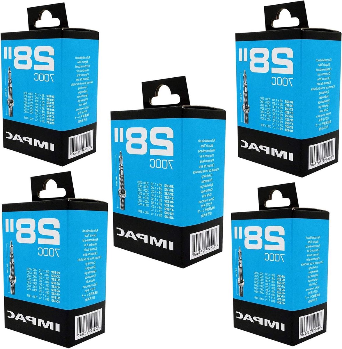 Fiets Binnenbanden - Binnenbanden Fietsband - Fietsen Onderhoud - Lekke Banden Voorkomen - 700 x 28-47c - Zwart