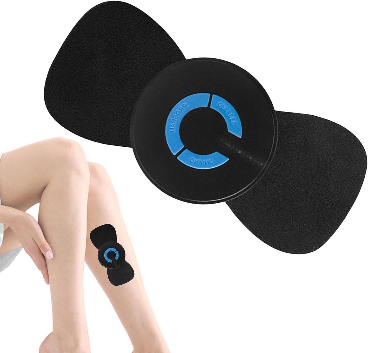 Massageapparaat - Lichaamsmassage Apparaat - Spierontspanning Bevorderen - Intelligente Massage Technologie - 15.7 x 6.9 x 3.2 cm - Zwart