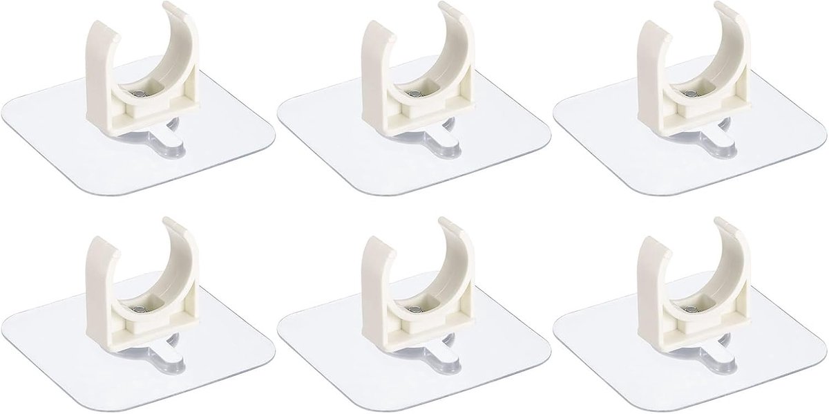 Set van 6 buisklemmen Geschikt voor slanghouders Geschikt voor een buitendia Geschikt voor er van 25 mm (1 inch).
