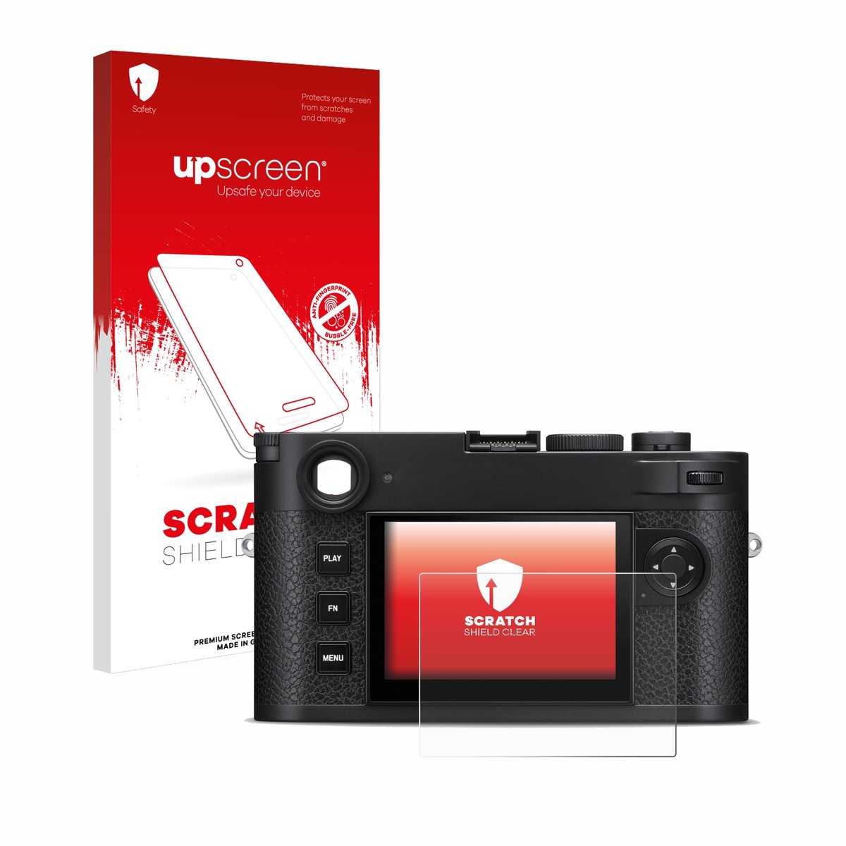 upscreen - Screenprotector voor Leica M11-P - Folie Beschermfolie transparant