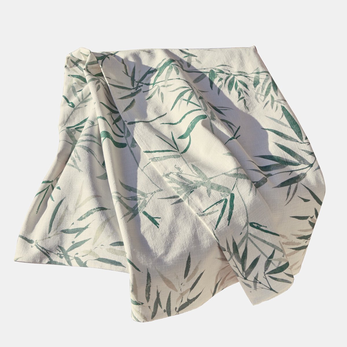Loberon Plaid Clarisa beige/groen