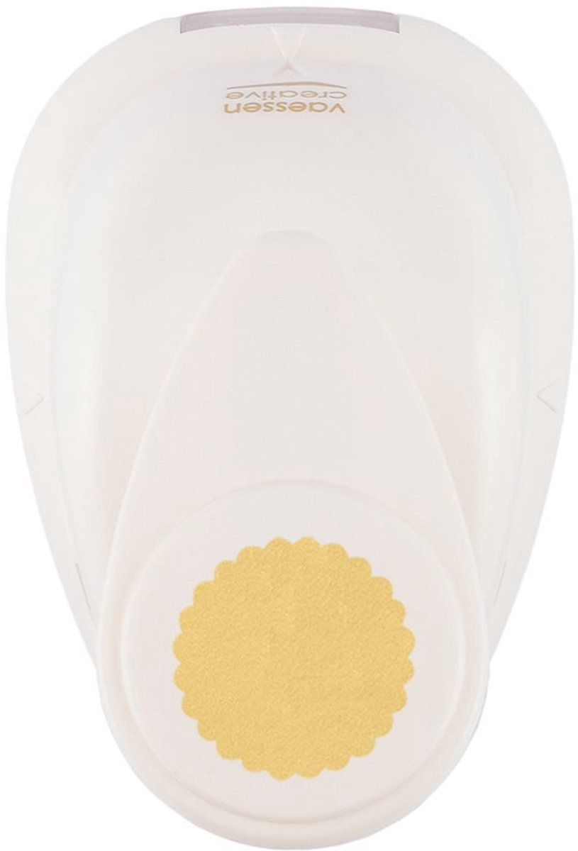Vaessen Creative Pons - Figuurpons - Cirkel Geschulpt - Ø 1,6 cm