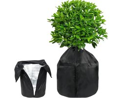 Winterbescherming voor Bloempotten, Herbruikbare Potbescherming met Treksluiting, 45 x 50 cm, Ideaal voor Planten in de Kou, Bescherming tegen Vorst en Slecht Weer
