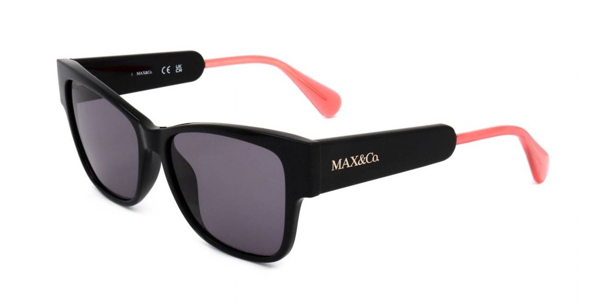 Max&co. MO0054 Shiny black 55/15/140 WOMAN Zonnebrillen