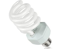 Reptielenlamp met UVA en UVB Straling, 26W Dubbele UV Lamp voor Woestijnreptielen en Terrariumgebruik