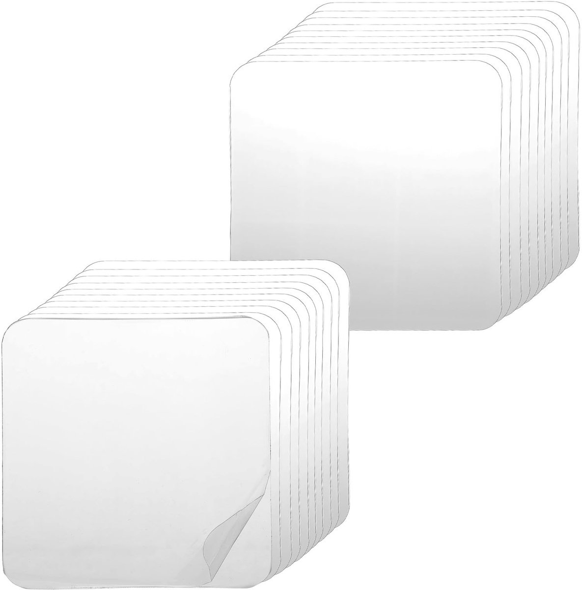 NTH products- Dubbelzijdige Tape Extra Sterk - Dubbelzijdige Plakkers - Dubbelzijdige Tape Transparant - Dubbelzijdige Tape Dun - 20 Stuks - 2.20 × 5.5 cm - Plakpads