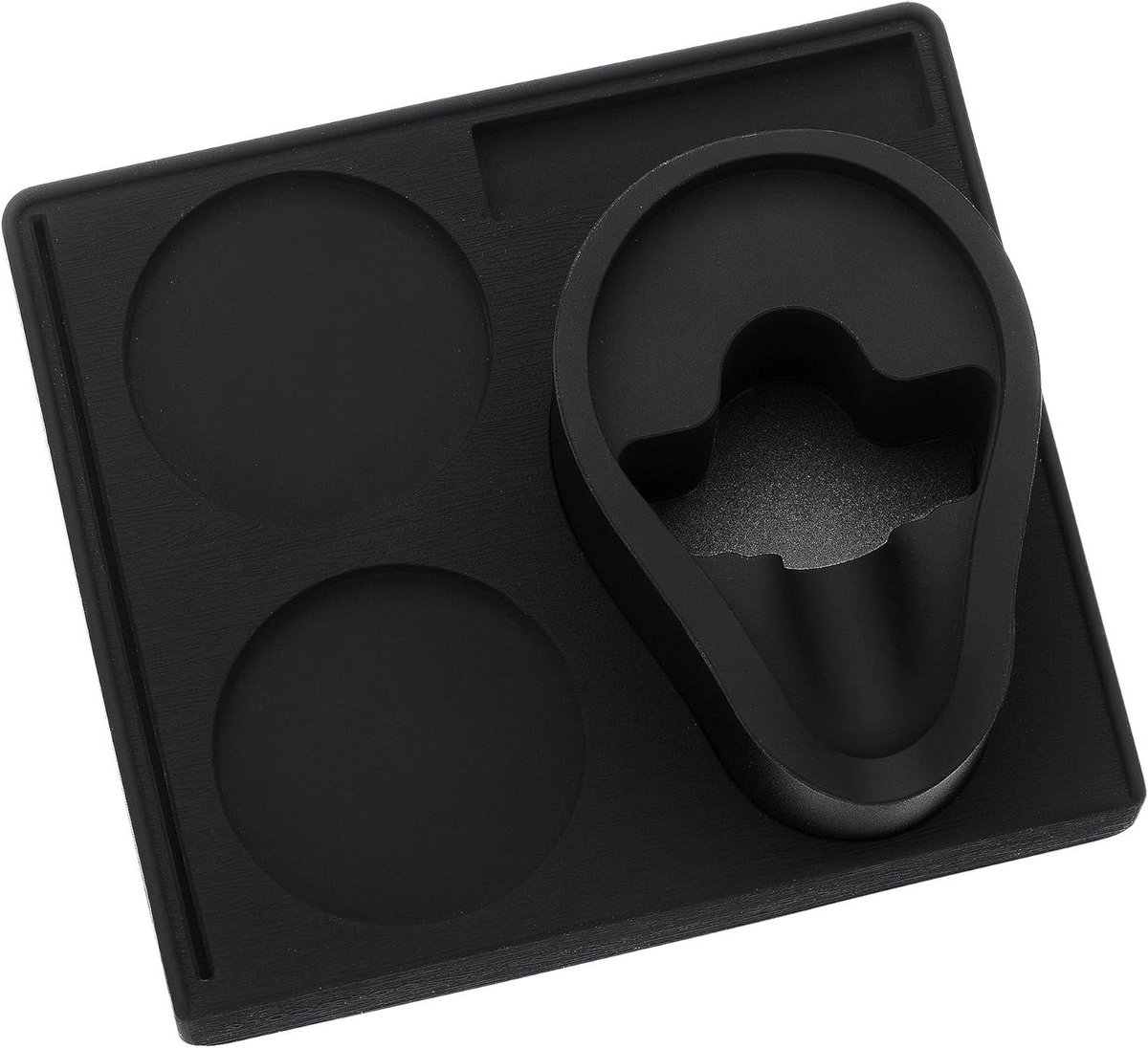 Aanstampstation Koffie - Barista Hoek - Espresso Bereiden - Veilige Anti-slip Werkplek - 58mm - Zwart