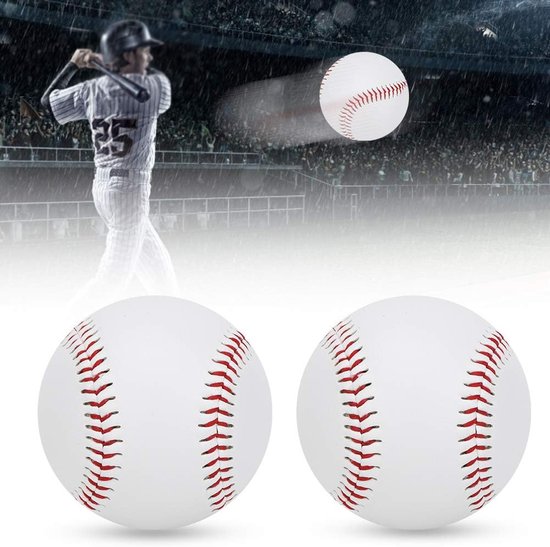 Verzwaarde Trainingsballen - Slagballen Honkbal - Slagoefeningen Verbeteren - Zachte Schuimvulling - 2 stuks - Wit — afbeelding 5
