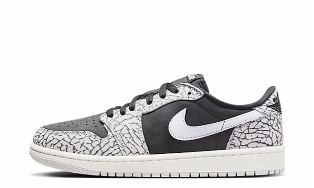 Jordan 1 Retro Low OG Black Cement (Women's) - Maat 36