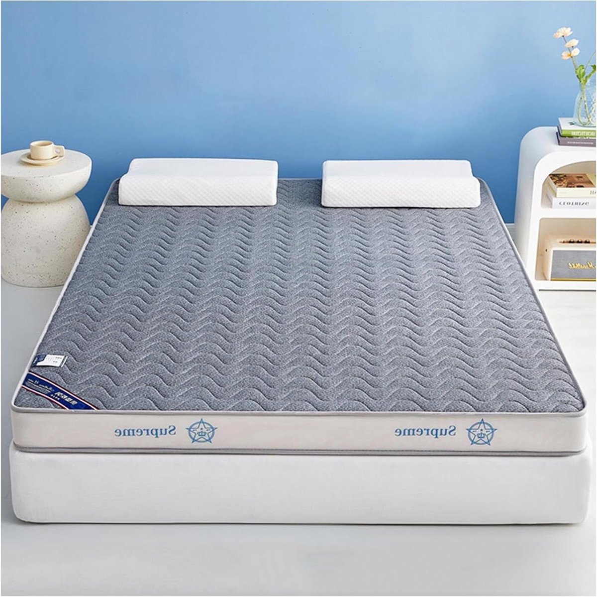 Japanse vloermatras - Oprolmatras Futon - Comfortabel Slapen - 5-laagse Kern - 100 x 200 cm - C