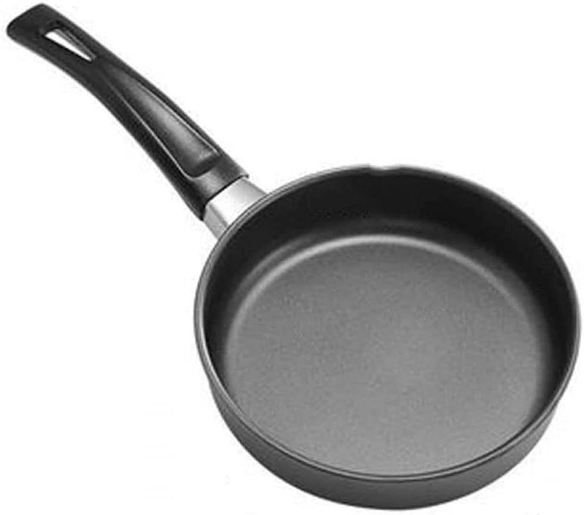 Gietijzeren Koekenpan Fornuis Koken Bakken Universele Bodem 18 cm Zwart