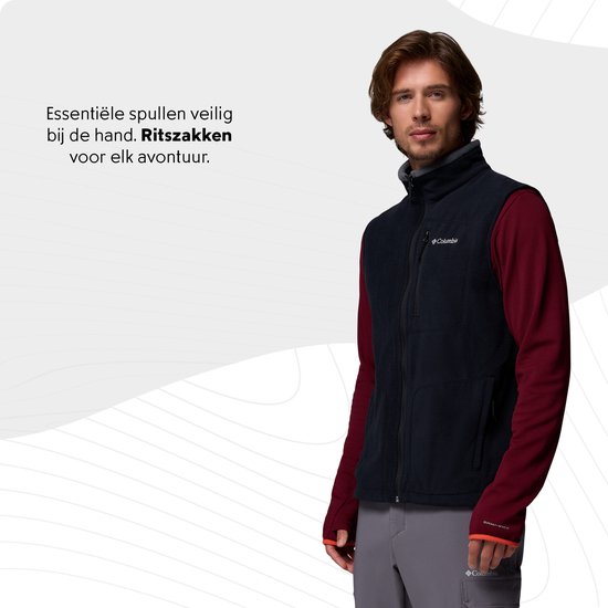 Gilet polaire Columbia Fast Trek™ pour homme - Noir