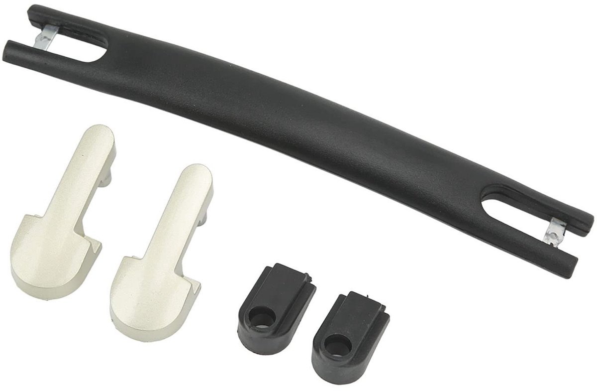 Dailygoods- Kofferhandvat Rubber - Kofferhandleiding Set - 4 Einddeksels - Luggage Onderdelen - Lichtgewicht - Comfortabel in Gebruik - Kofferonderdelen
