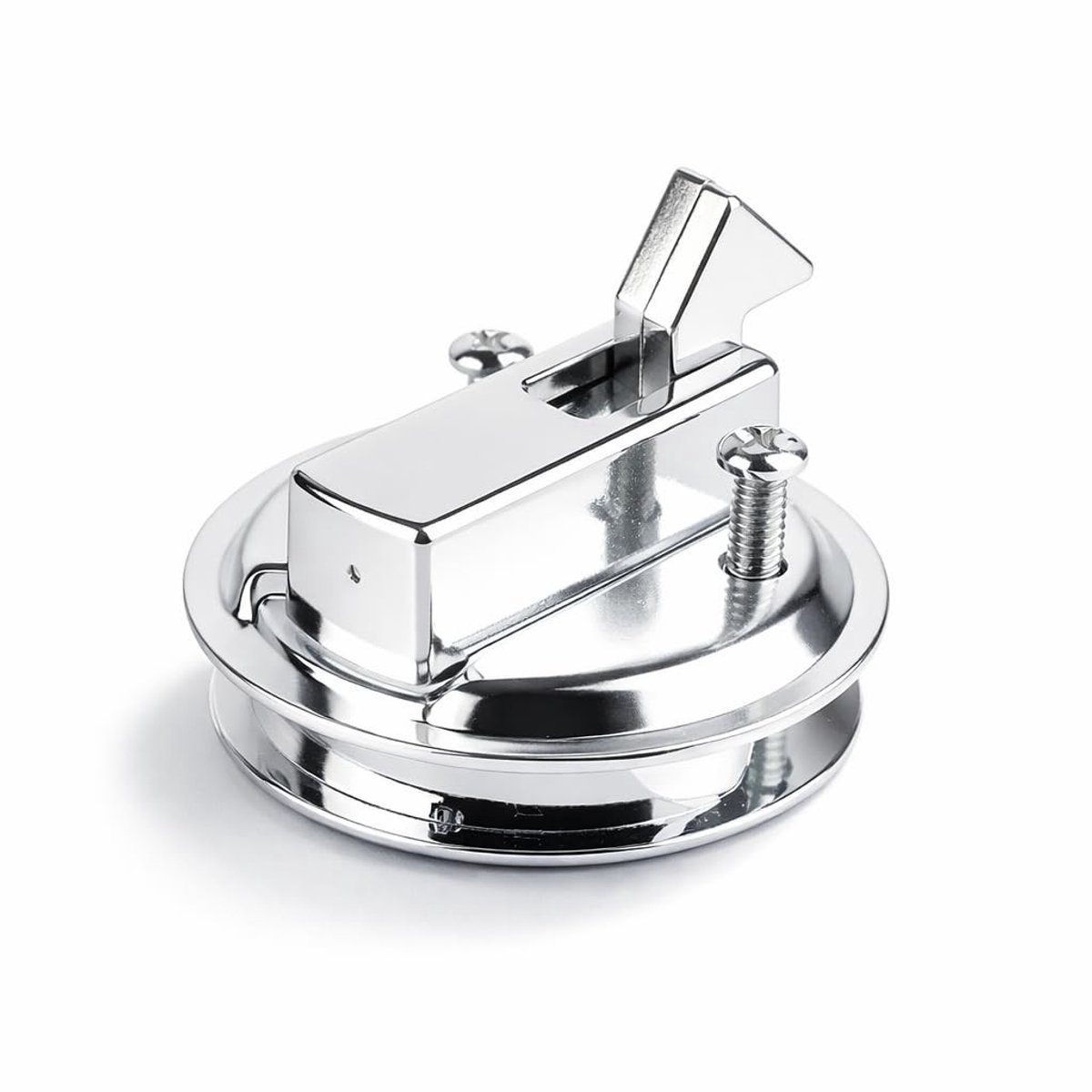 Dailygoods- Vloerslot Zinklegering - Hoogwaardige Duurzaamheid - Corrosiebestendig - Eenvoudige Installatie - Geschikt voor Boot/Jacht - Oppervlaktediameter 1,5 inch - Deurslot