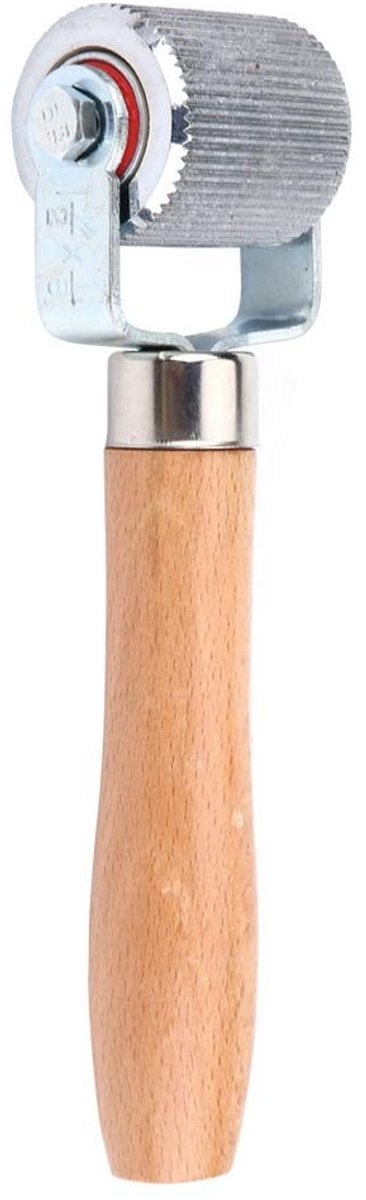 Dailygoods- Bandreparatietool Houten Handvat - Band Reparatieset - Roller - Luchtverwijderaar - Schokbestendig - Premium Kwaliteit - Bandreparatieset