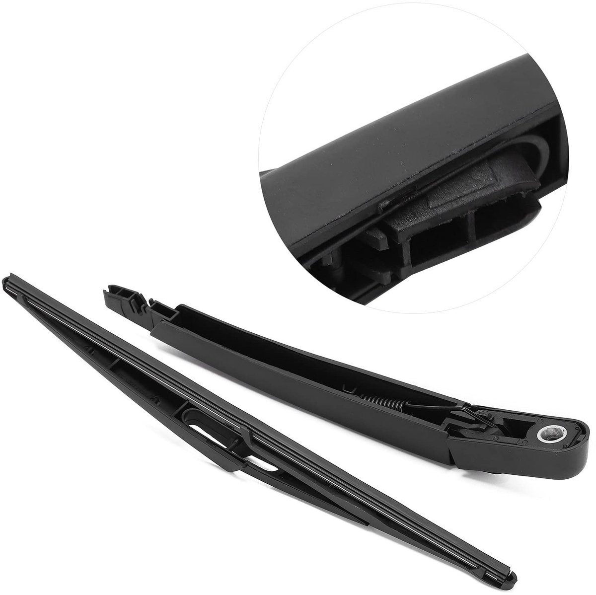 Dailygoods- Ruitenwisserarm Achter - Vervanging A1648200744 - Compatibel W166/W164 - Grafiet Gecoat Rubber - ABS Materiaal - Hoog Rendement - Achterwisser