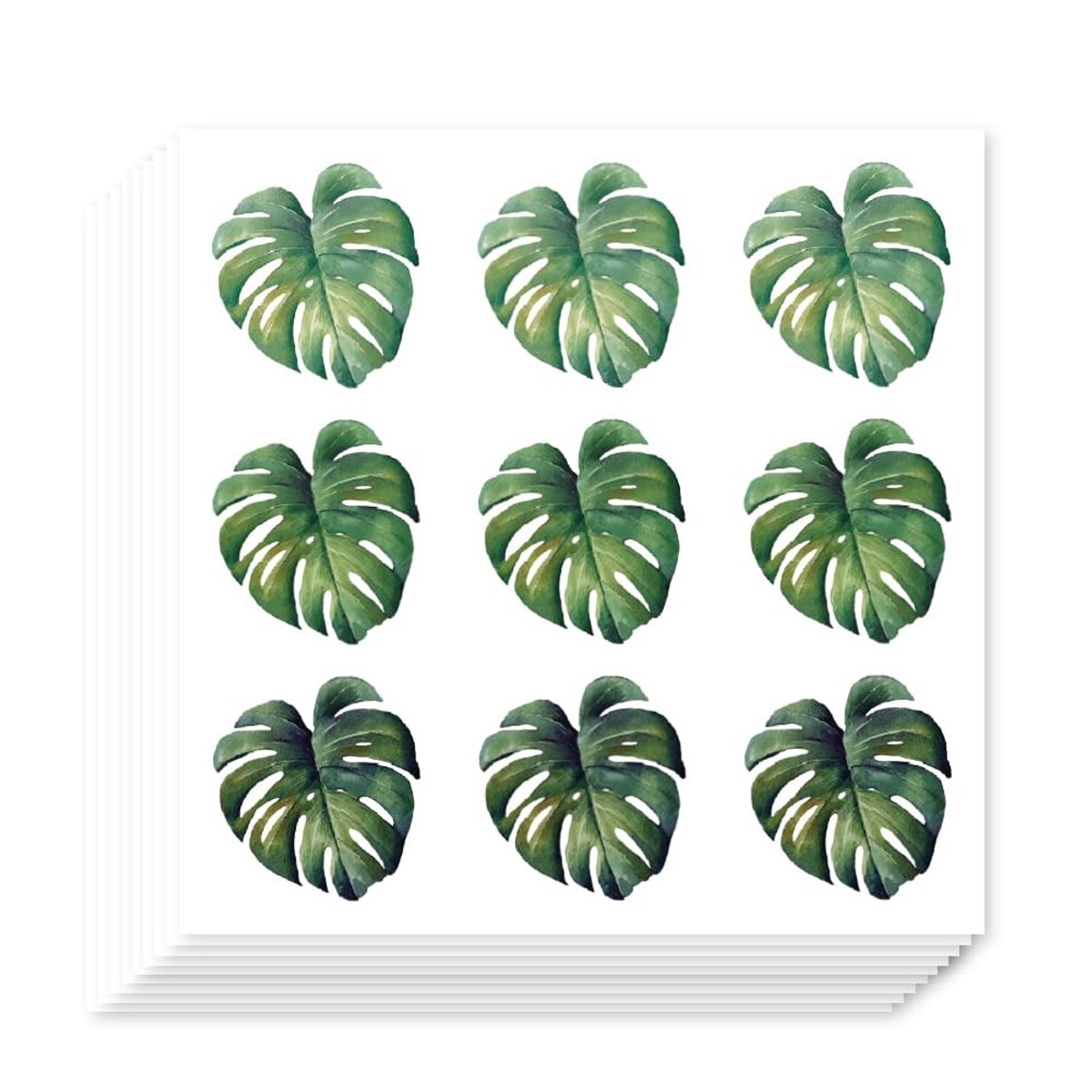 Dailygoods- Planner-Stickers 180 Stuks - Bladstickers Plantenthema - Papieren Stickers - Plakboek - Knutselkunst - Themafeestdecoratie