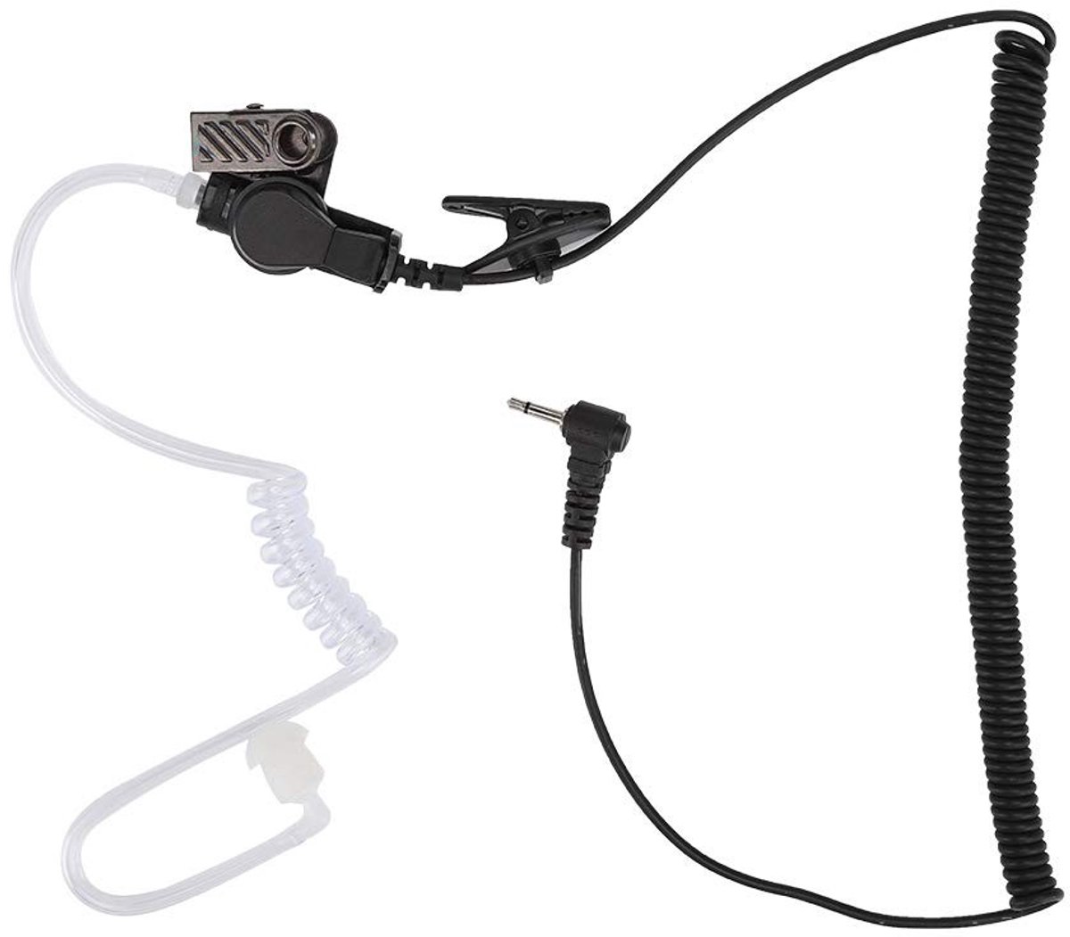 Dailygoods - Beveiligings Oortelefoon met Akoestische Geluidsbuis, 2,5mm