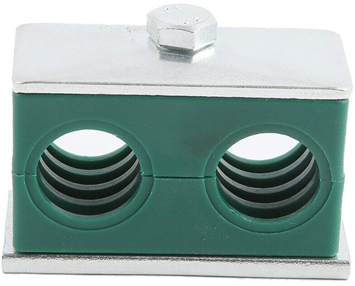 Dailygoods- Buisklem Hydraulisch - Pack van 2 - Lichtgewicht - Kunststof - Voor buisbevestiging - Werktemperatuur - 12mm - Hydraulische Klem