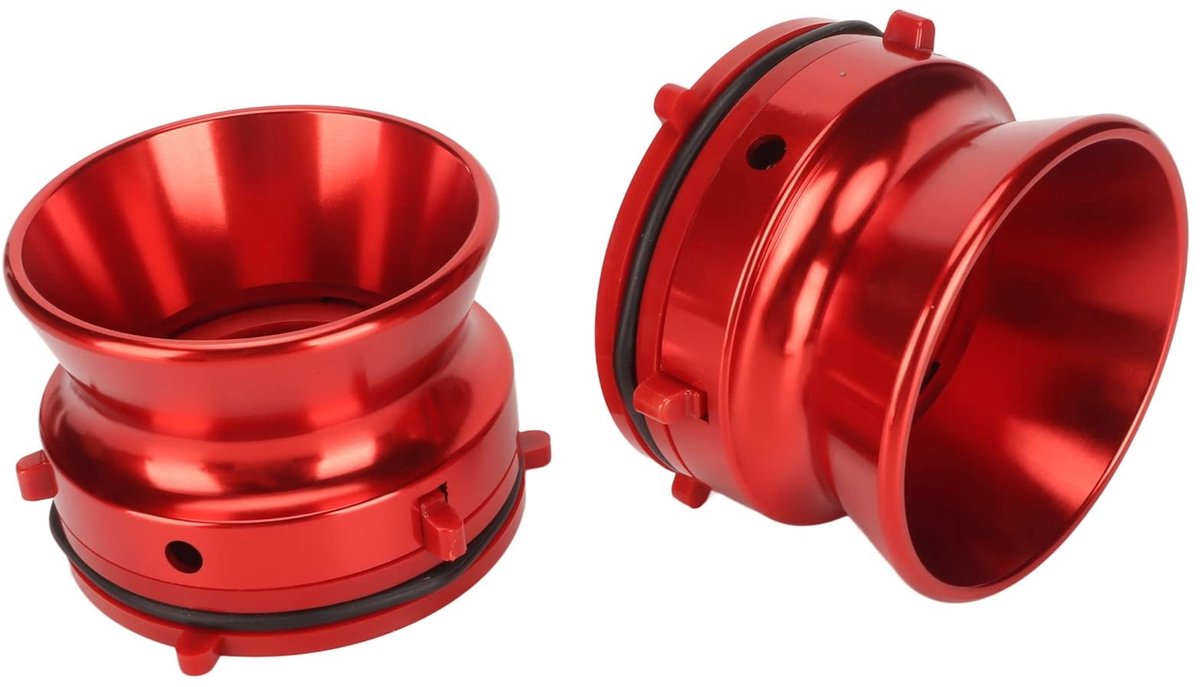 Dailygoods Hub Adapters - Tape Recorders - Perfecte pasvorm - Rood - Eenvoudig te installeren - Geschikt voor 10 inch - Hoge stabiliteit