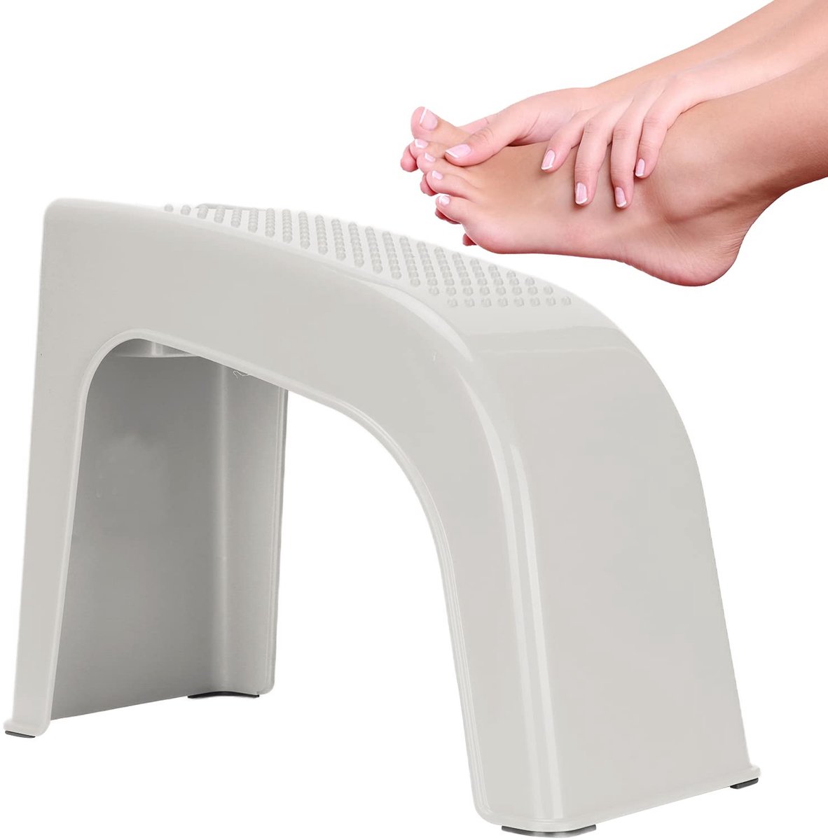 Dailygoods- Voetensteun Antislip - Douchekruk - Stabiel Pedaal - Kruk voor Scheren - Nagelverzorging - Comfortabel en Functioneel