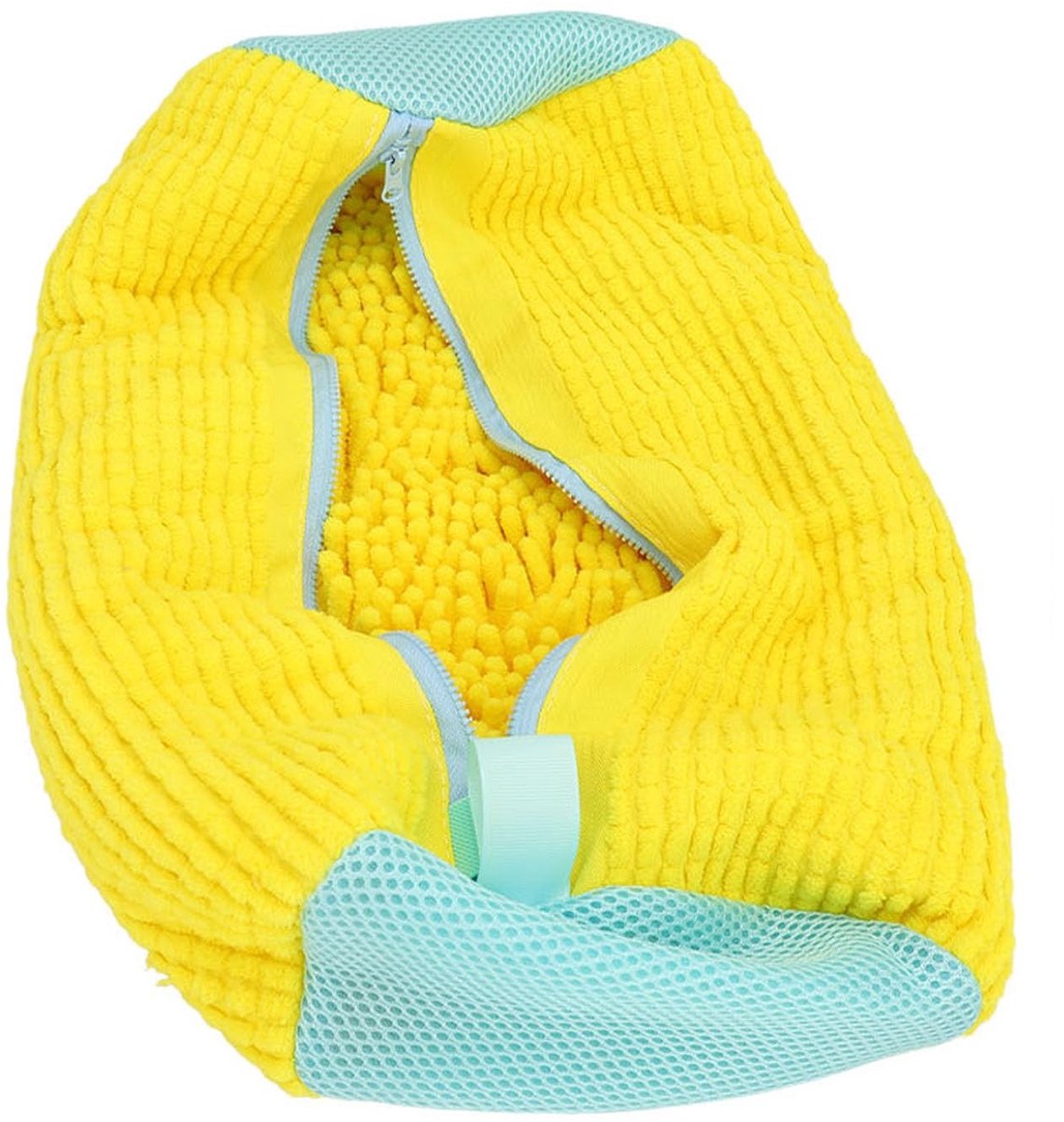 Dailygoods- Schoenenwasmachinetas Scheurbestendig - Dubbellaags Gaas - Snelle Reiniging - Duurzaam Polyester - Multifunctioneel - Beschermend Ontwerp - Schoenenwaszak