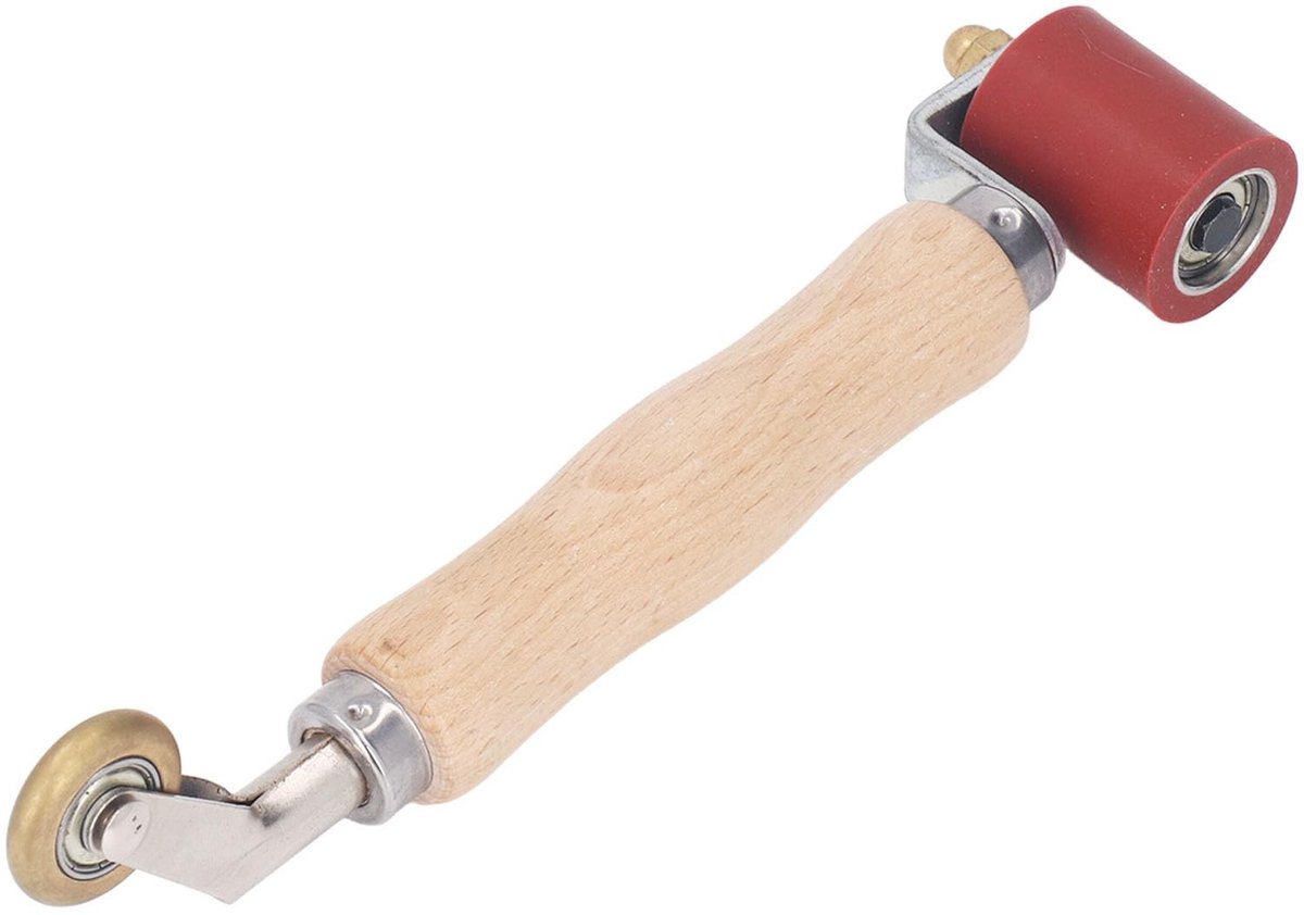 Dailygoods- Naadroller Dubbelzijdig - Siliconen Gereedschap - Messing Detailrol - Hittebes