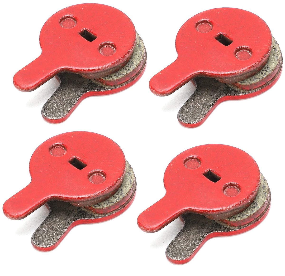 Dailygoods - Set van 4 Remblokken van Hars voor Fietsen