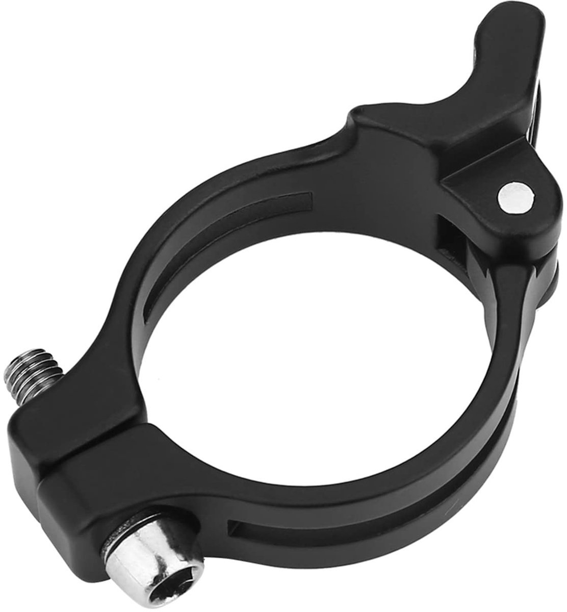 Dailygoods - Voorderailleur klem - Aluminium legering - Duurzaam en stevig - Fietsaccessoire - Verstelbare soldeer clip - Geschikt voor kettingschakel...