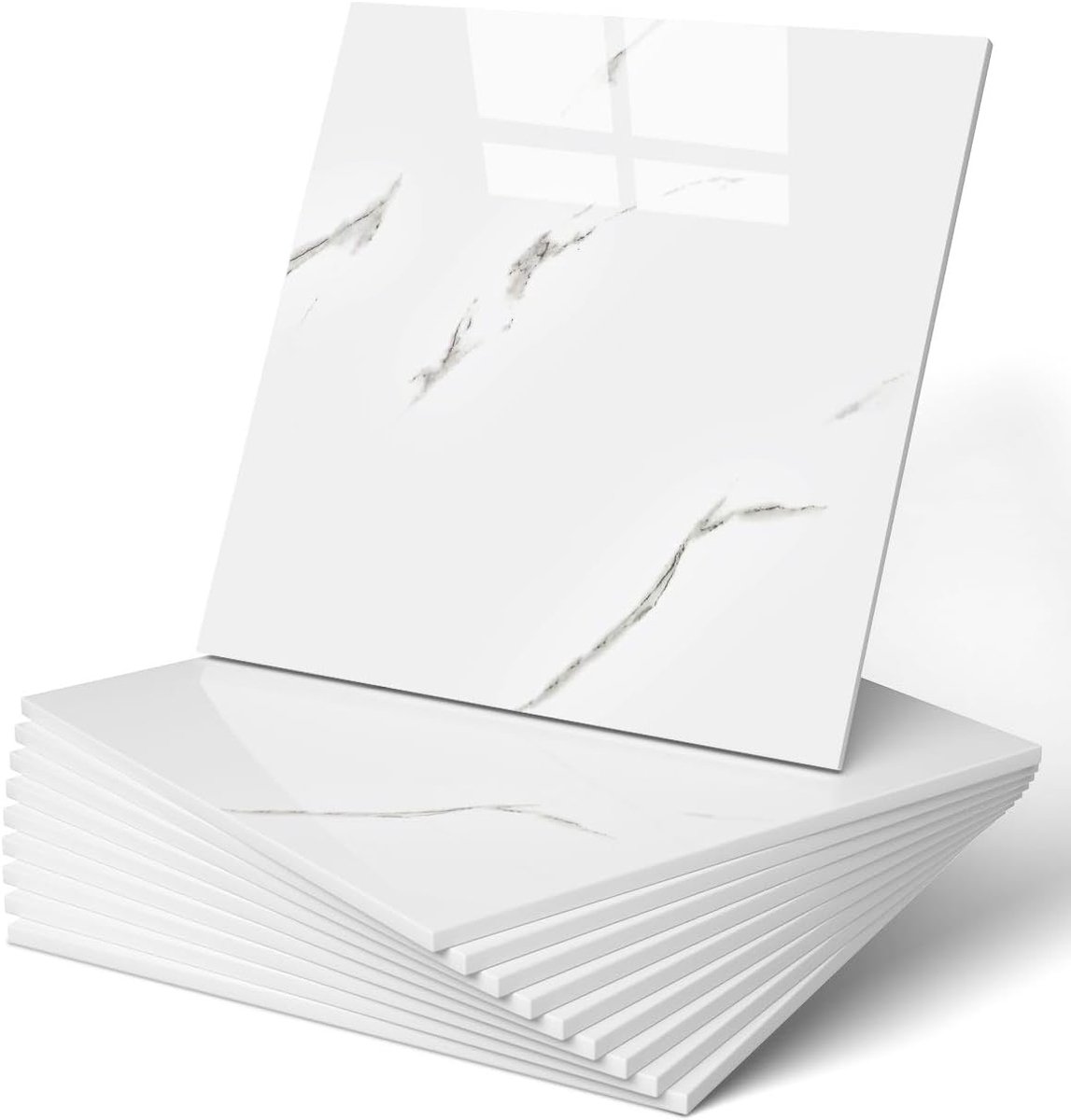 Wandtegels - Stickers Muurstickers - Keuken en Badkamer - Waterdicht en Duurzaam - 30x30 c